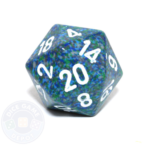 d20 - Speckled Sea 20-sided Dice