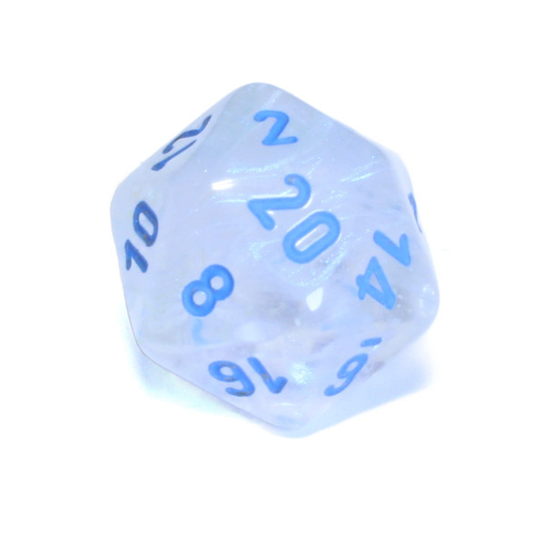 20-sided Borealis Icicle dice