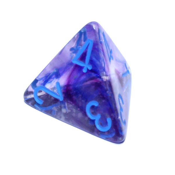 Nebula 4-sided dice (d4) - Nocturnal