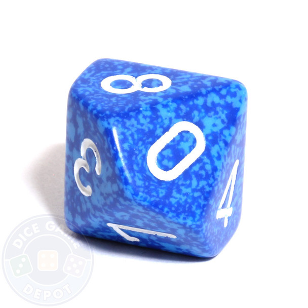 d10 dice - Speckled Water