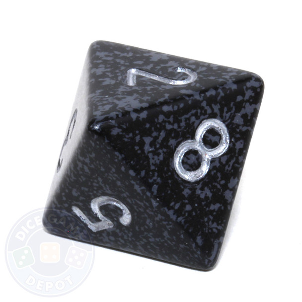 d8 - Speckled Ninja 8-sided Dice