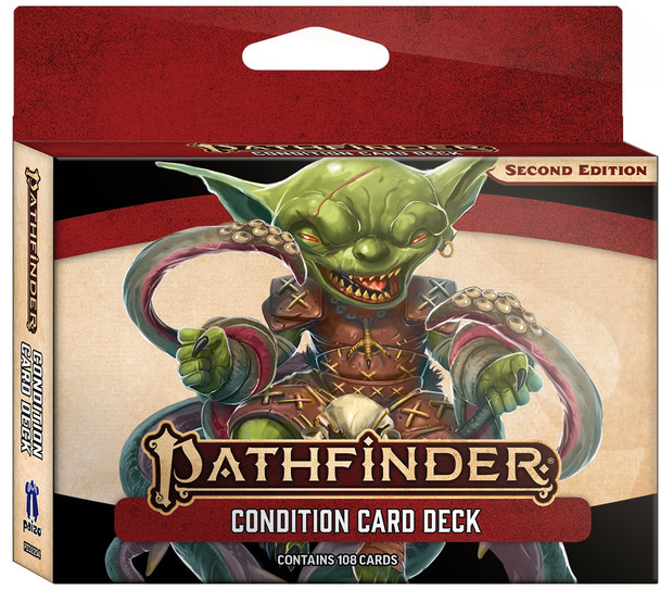 Condition card deck for Pathfinder 2E