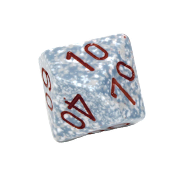 10-Sided Tens Speckled Dice - Air