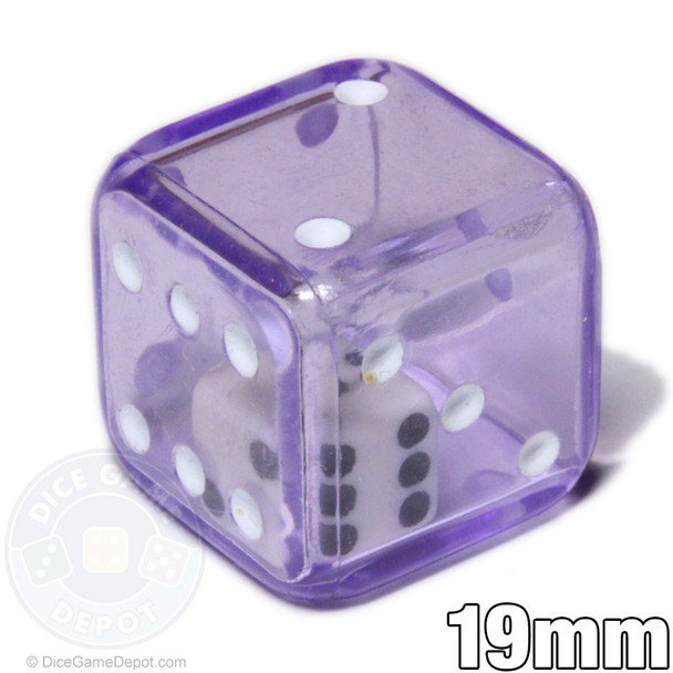 Purple double dice