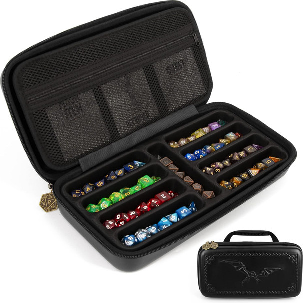 Dice storage box and card case - Dragon design