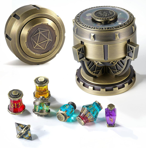 Alchemist's Elixirs Dice Set - Bronze