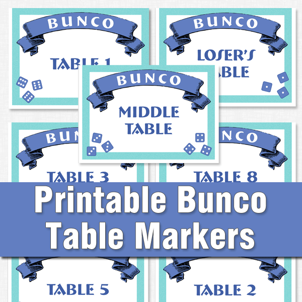 Gaming Supplies - Bunco - Bunco Printables - Dice Game Depot