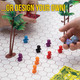 Peeples Board Game Pawns - Pack of 100