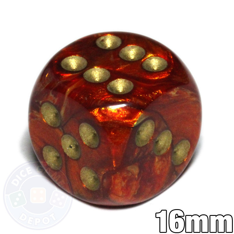 Fancy deluxe 6sided dice for sale in numerous colors, sizes and styles
