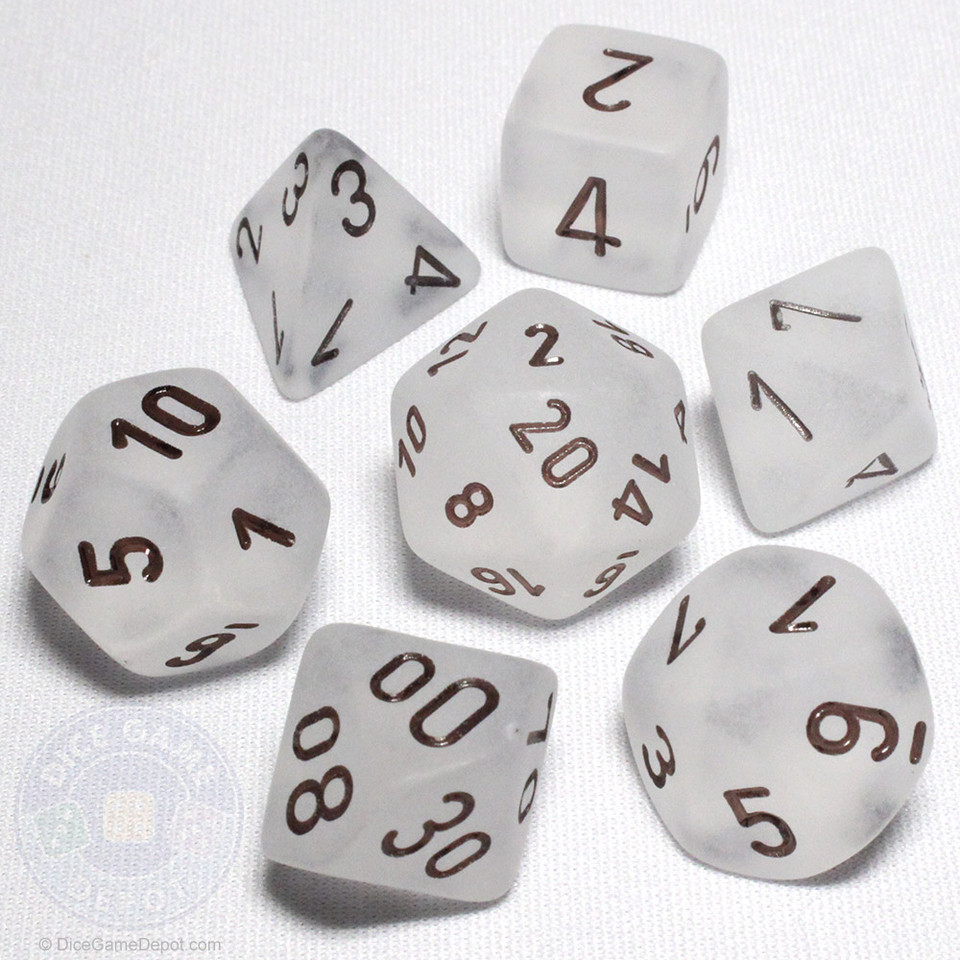 Clear Dice for Sale Singles and Sets Dice Game Depot