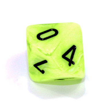 DICE 24/25・SHOWDOWN：LIME GREEN 新品 Forest, d40 Spindown Die (Sold Out - Restock Notification