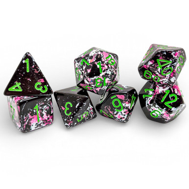 Brush TTRPG Dice Set - Paintball | Dice Game Depot