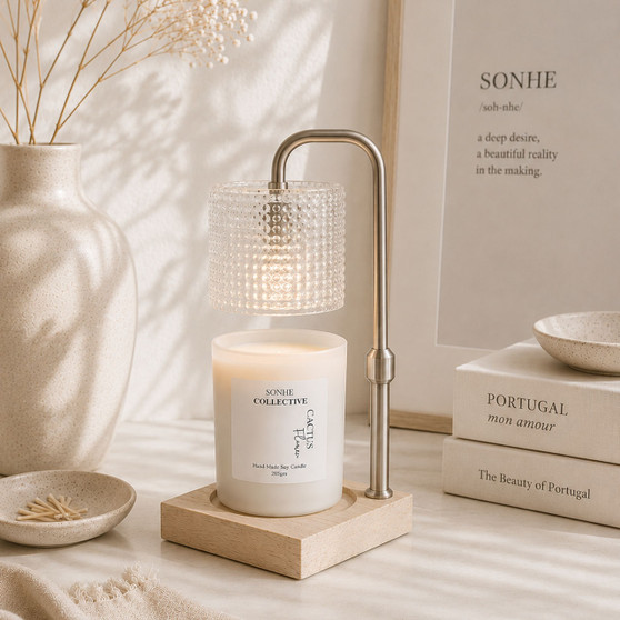 Silver Hobnail Candle Warmer