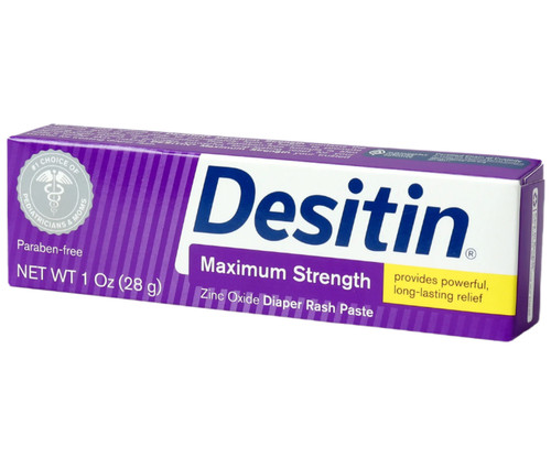 Diaper Rash Cream Maximum Strength 1 oz 36/Case