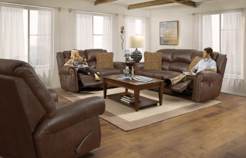 Pickett Power Headrest Power Recliner Tobacco