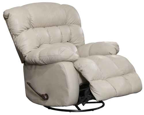 Pendleton Chaise Swivel Glider Recliner Alabaster 43'
