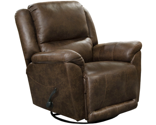 Cole Chaise Swivel Glider Recliner Charcoal