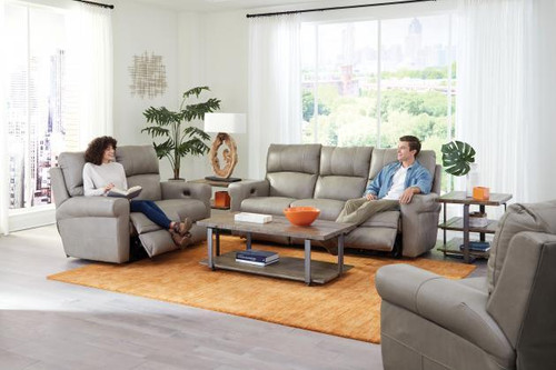 Torretta Power Lay Flat Recliner Putty