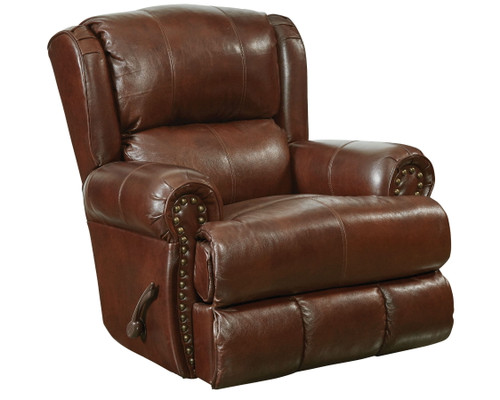 Duncan Deluxe Glider Recliner Leather Match