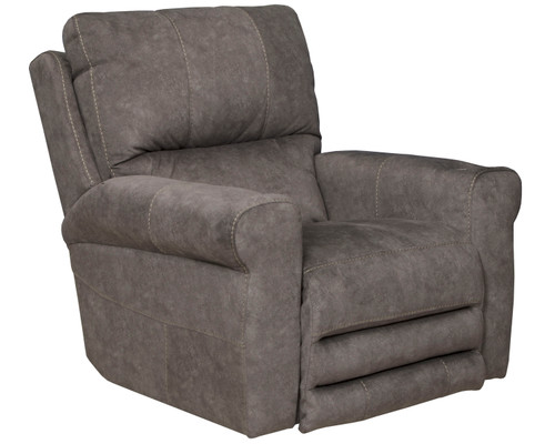 Vance Voice Power Headrest / Lumbar Power Lay Flat Recliner Graphite