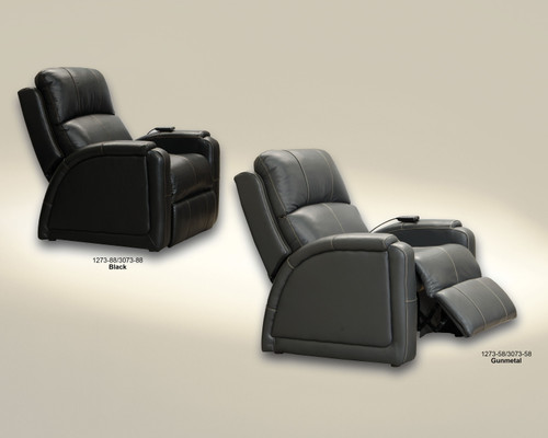 Reliever Power Headrest Power Lay Flat Reclining With CR3 Massage / Zero Gravity Gunmetal