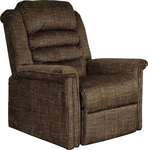 Soother Power Lift Recliner Chocolate 43'