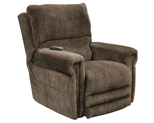 Warner Power Headrest With Lumbar Power Lay Flat Recliner Tiger`s Eye