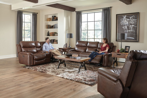 Ceretti Power Wall Hugger Recliner Brown 42.5'