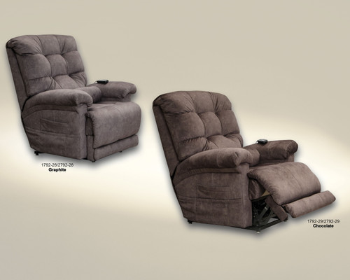 Longevity Power Lift Reclining With Dual Motor / Zero Gravity Trendelenburg / Xtra Comfort Extended Ottoman Fabric