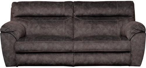 Sedona Power Headrest Lay Flat Reclining Sofa Smoke 42.5'