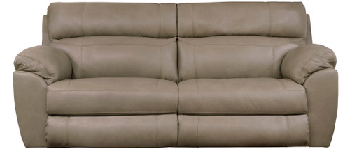 Costa Power Lay Flat Reclining Sofa Putty 42.5'