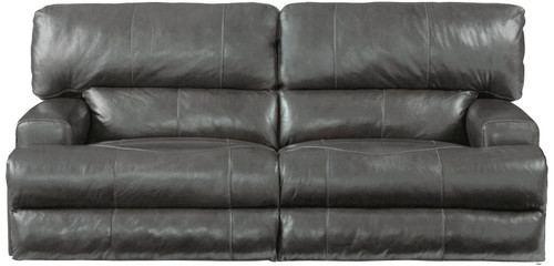 Wembley Lay Flat Reclining Sofa Steel