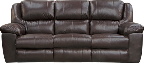 Transformer II Ultimate Sofa With 3 Recliners & Drop Down Table Chocolate 41'