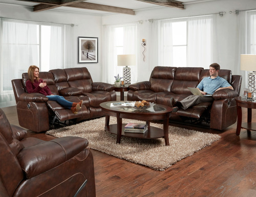 Positano Reclining Sofa Cocoa