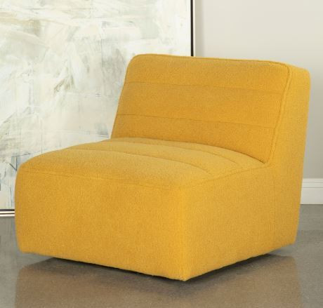 Low-profile Accent Chair Yellow