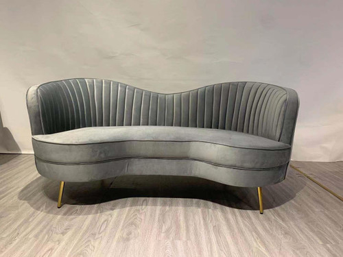 Sophia Loveseat Pearl Silver