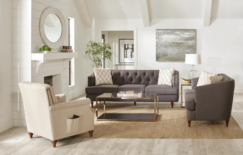 Shelby Loveseat Gray