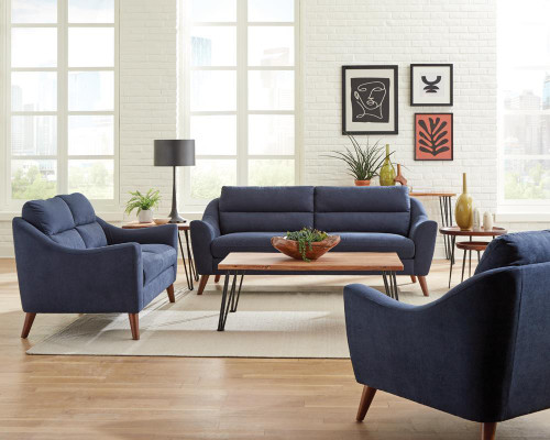 Gano Loveseat Navy Blue