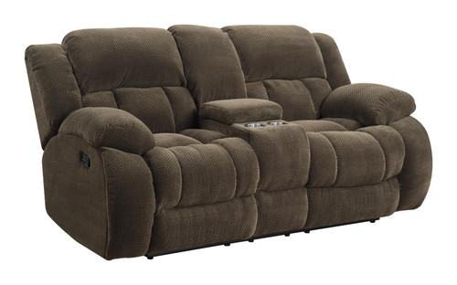 Weissman Motion Collection Motion Loveseat Chocolate