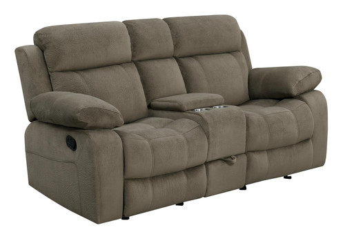 Myleene Motion Collection Glider Loveseat Mocha