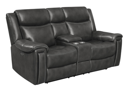Shallowford Power Reclining Loveseat Black