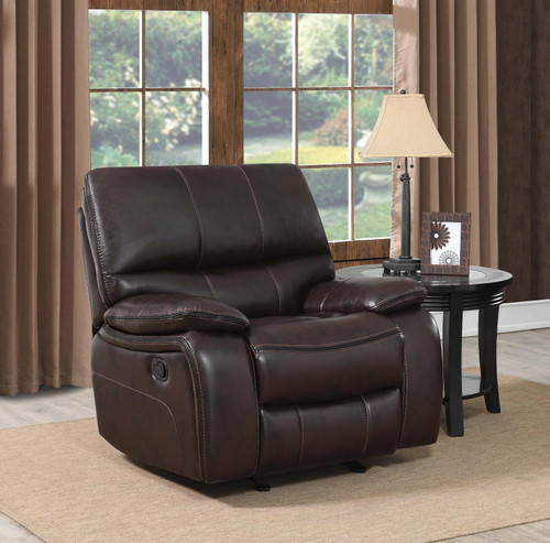 Weissman Motion Glider Recliner Brown
