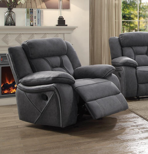Higgins Recliner Gray