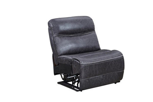 Armless Recliner Blue
