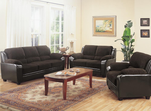 Monika Stationary Sofa Brown