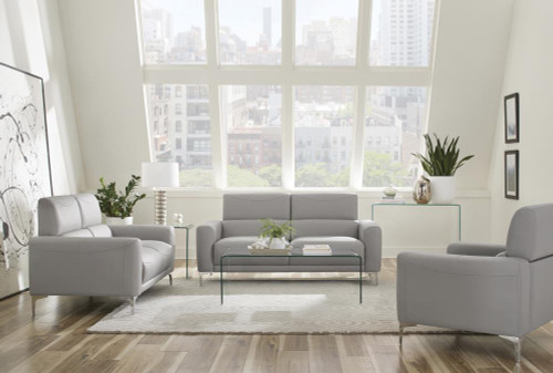 Glenmark Sofa Pearl Silver
