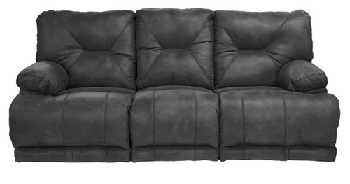 Voyager Power Lay Flat Reclining Console Loveseat Slate 40'