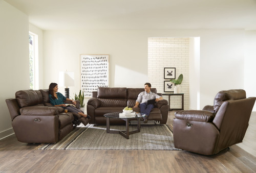 Sorrento Power Reclining Console Loveseat Kola 41'
