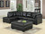 Darie Sectional Black