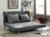 Vera Upholstered Sofa Bed Gray